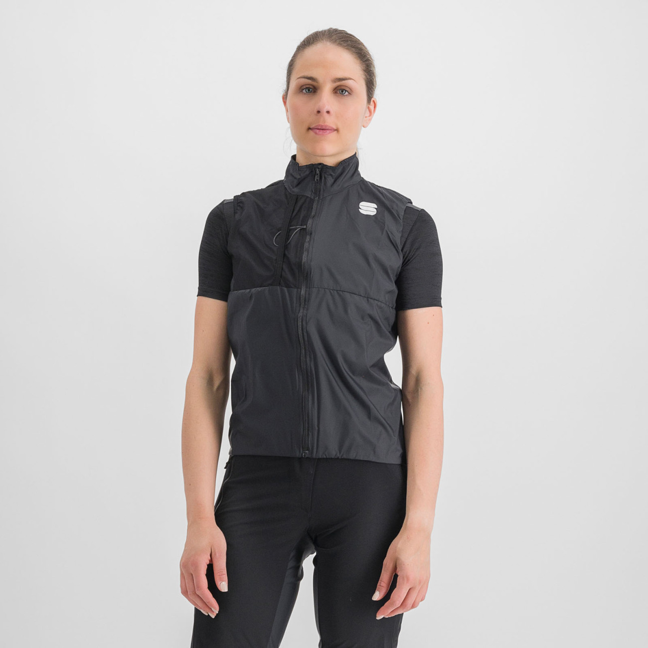 
                SPORTFUL Cyklistická vesta - SUPERGIARA LAYER - čierna S
            