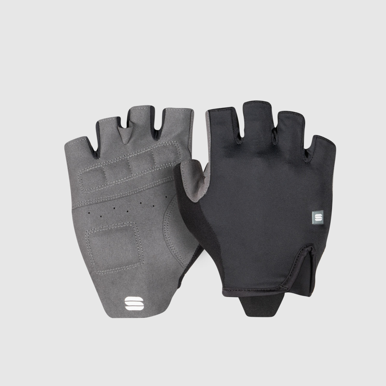 
                SPORTFUL Cyklistické rukavice krátkoprsté - MATCHY - čierna L
            