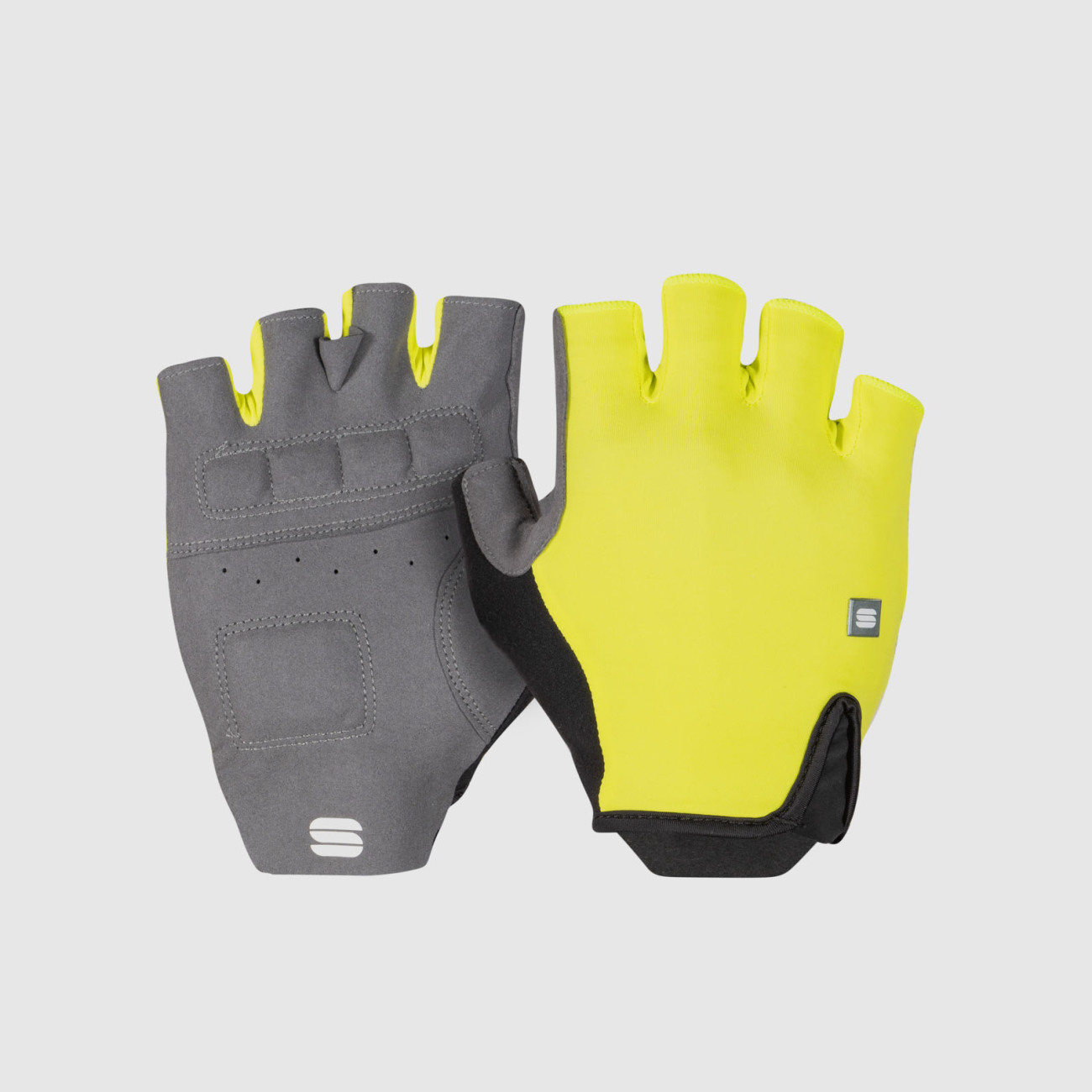 
                SPORTFUL Cyklistické rukavice krátkoprsté - MATCHY - žltá S
            