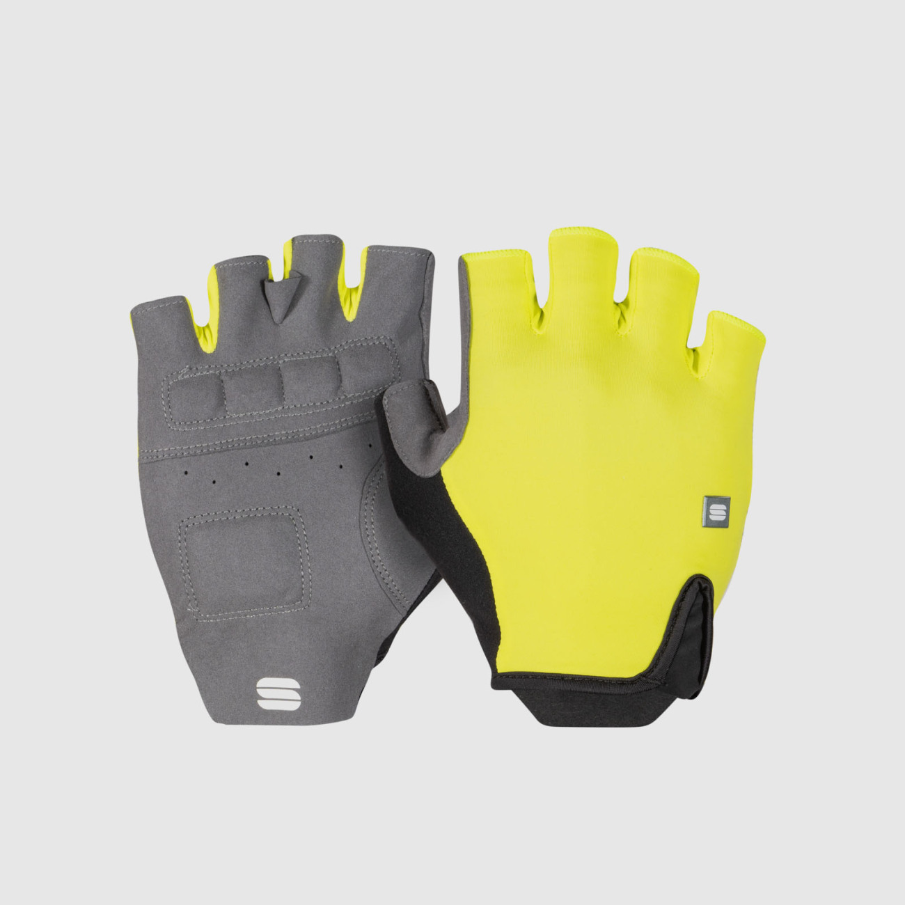 SPORTFUL Cyklistické rukavice krátkoprsté - MATCHY - žltá