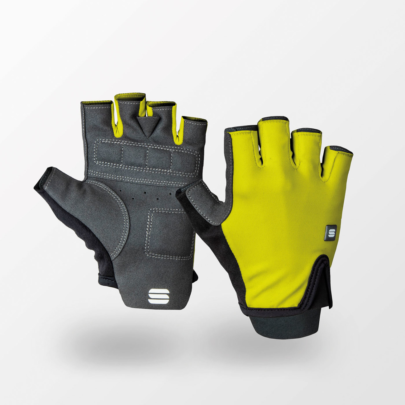 
                SPORTFUL Cyklistické rukavice krátkoprsté - MATCHY - žltá L
            
