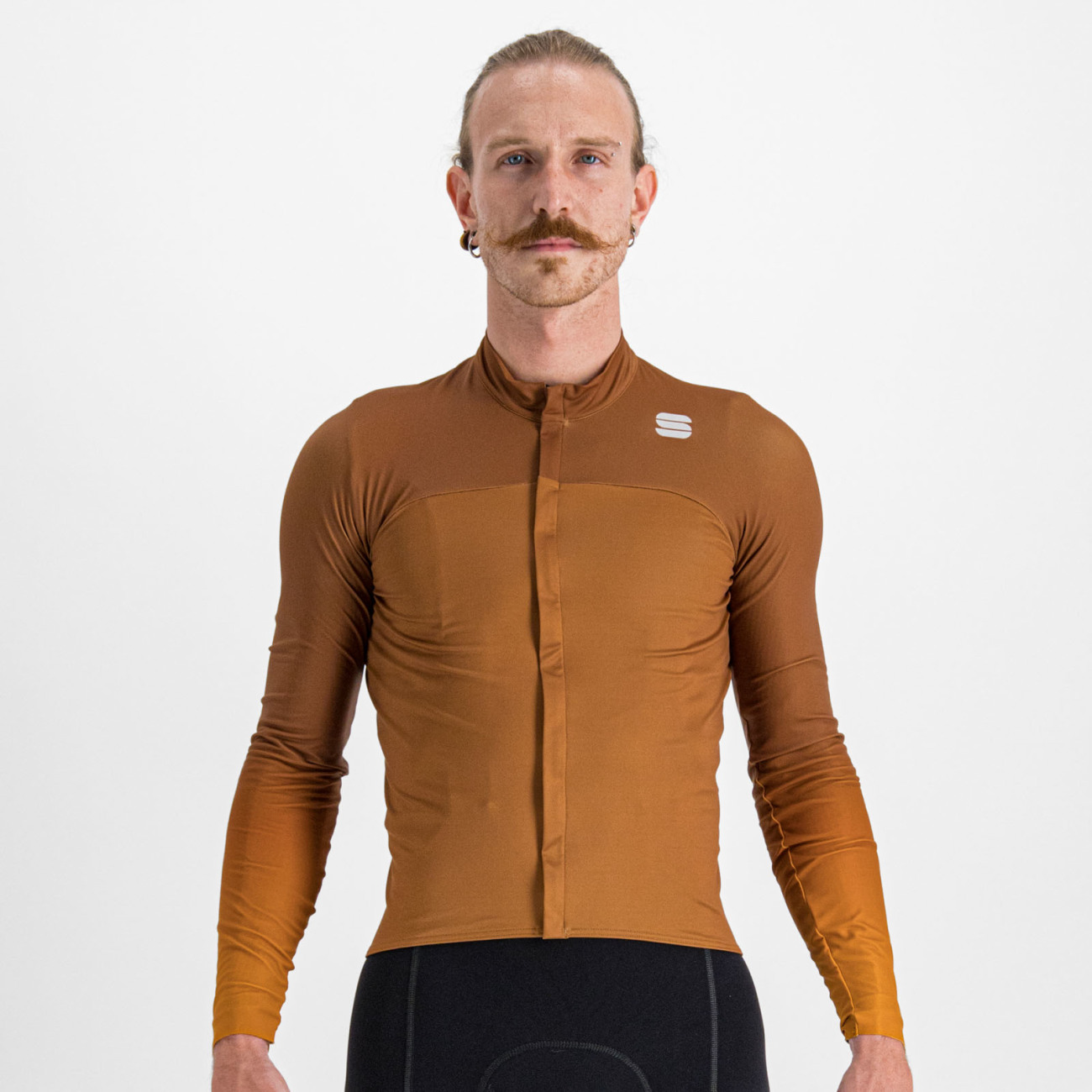 
                SPORTFUL Cyklistický dres s krátkym rukávom - BODYFIT PRO - hnedá M
            