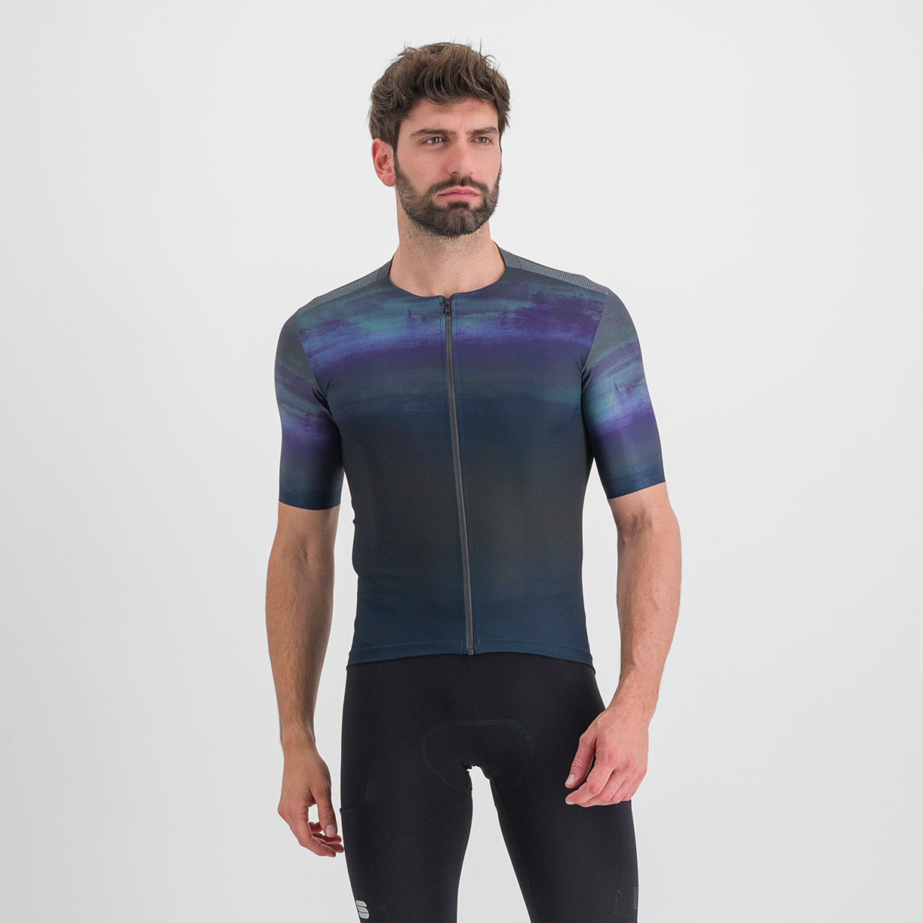 
                SPORTFUL Cyklistický dres s krátkym rukávom - FLOW SUPERGIARA - modrá/čierna XL
            