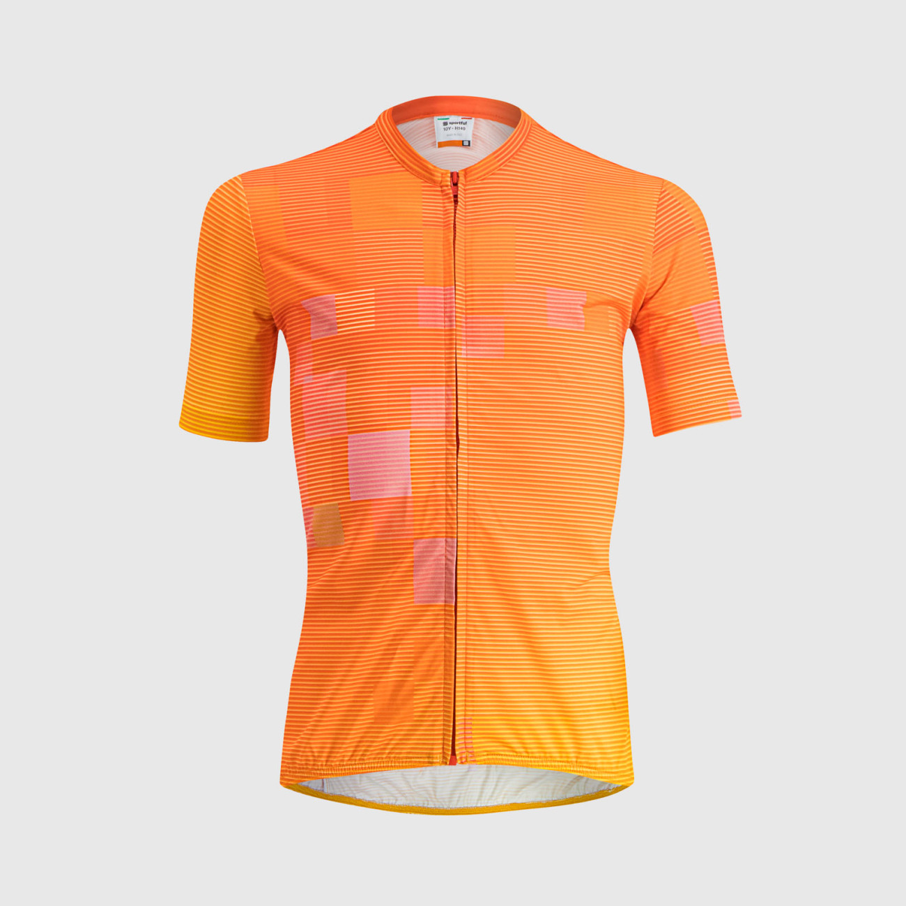 SPORTFUL Cyklistický dres s krátkym rukávom - ROCKET KID - oranžová