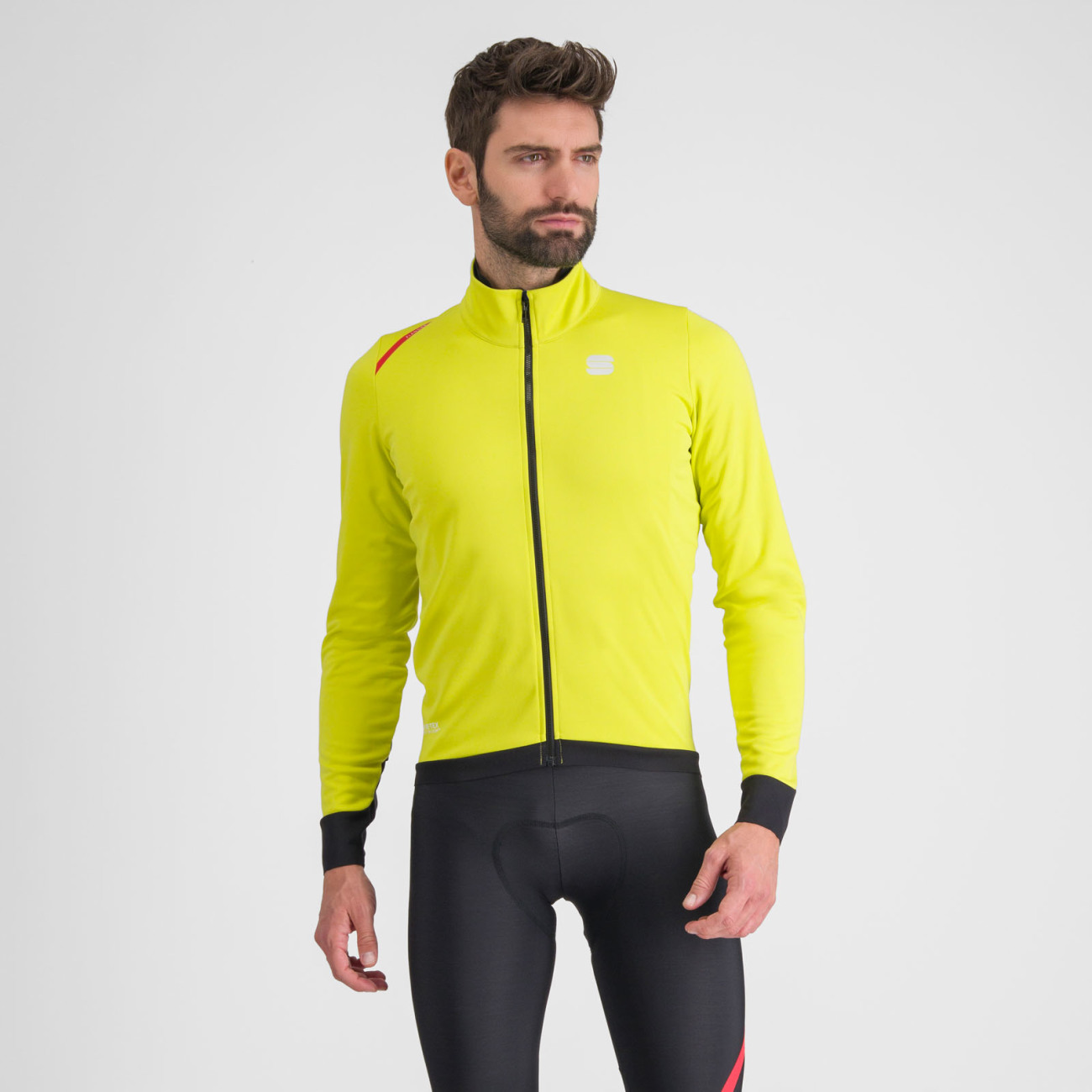 
                SPORTFUL Cyklistická zateplená bunda - FIANDRE - žltá XL
            