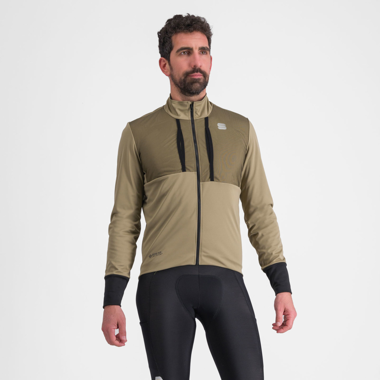SPORTFUL Cyklistická zateplená bunda - SUPERGIARA - svetlo zelená