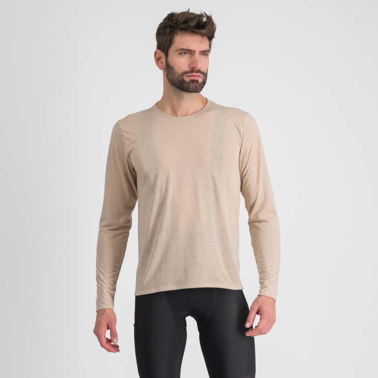 SPORTFUL Cyklistické tričko s dlhým rukávom - GIARA - ivory