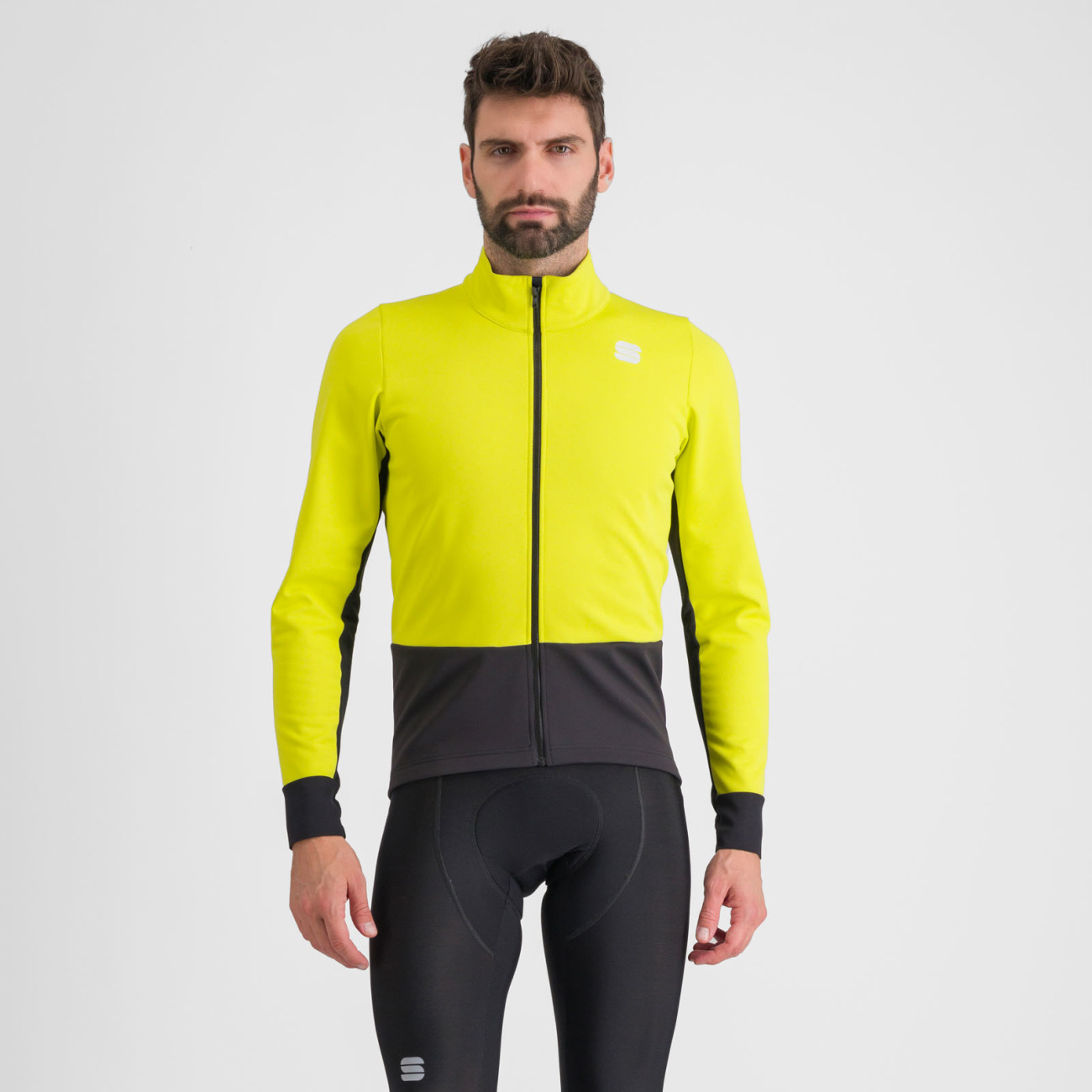SPORTFUL Cyklistická vetruodolná bunda - NEO SOFTSHELL - žltá 2XL