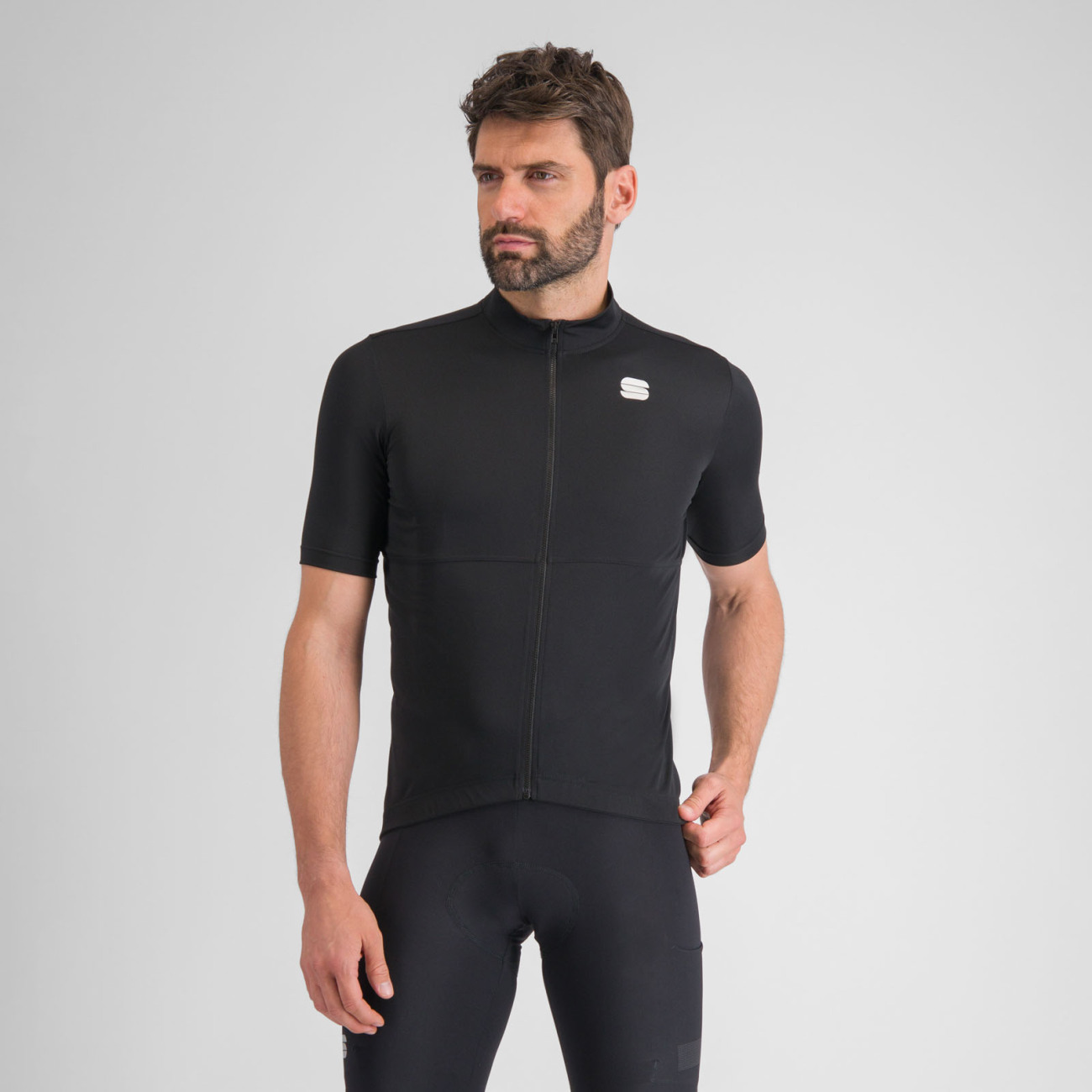 SPORTFUL Cyklistický dres s krátkym rukávom - GIARA - čierna