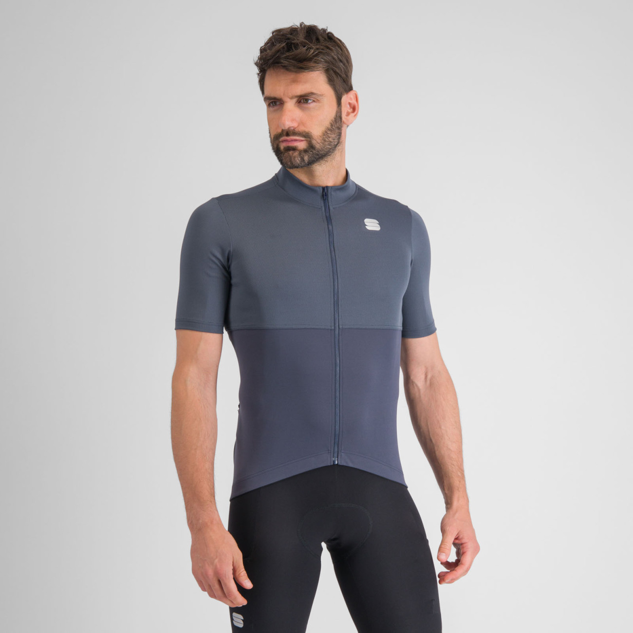 SPORTFUL Cyklistický dres s krátkym rukávom - GIARA - šedá XL