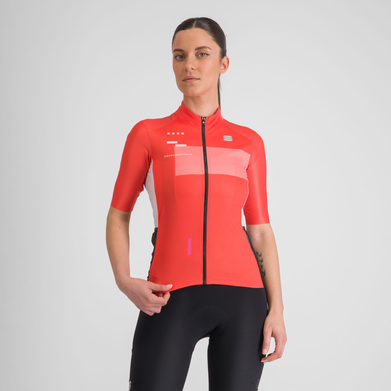 SPORTFUL Cyklistický dres s krátkym rukávom - BREAKOUT SUPERGIARA - červená S