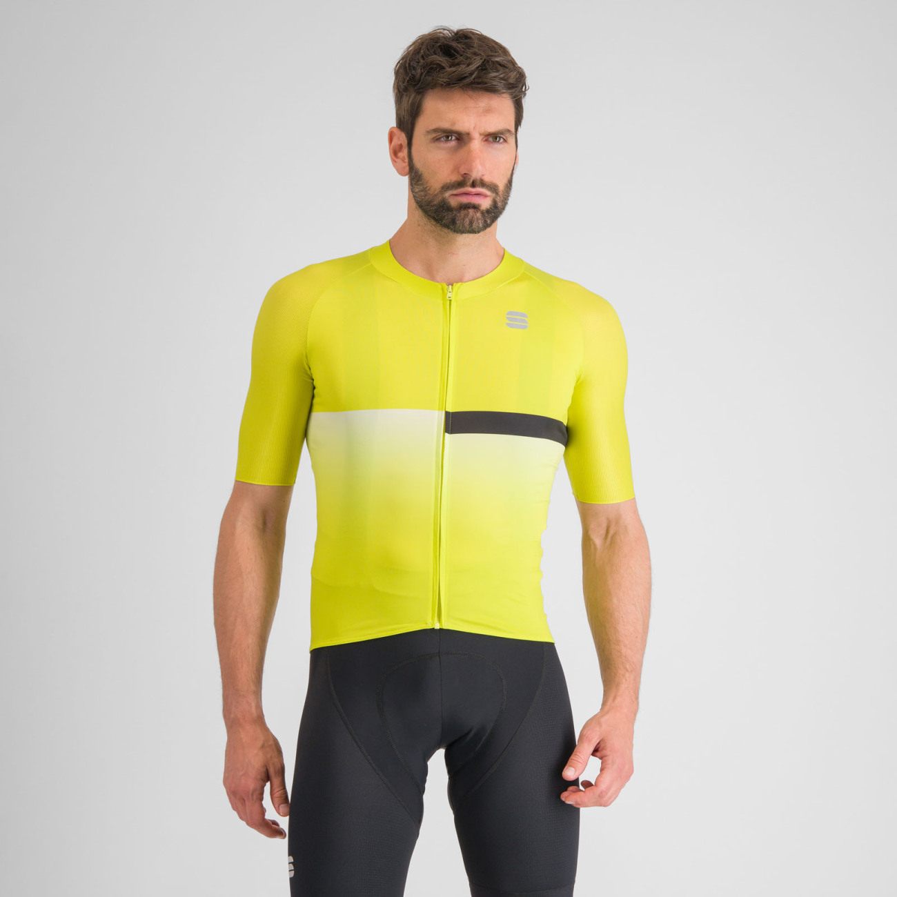 SPORTFUL Cyklistický dres s krátkym rukávom - BOMBER - žltá XL