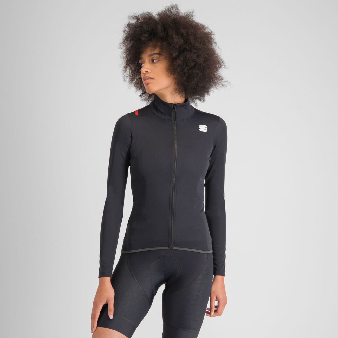 SPORTFUL Cyklistická vetruodolná bunda - FIANDRE LIGHT - čierna