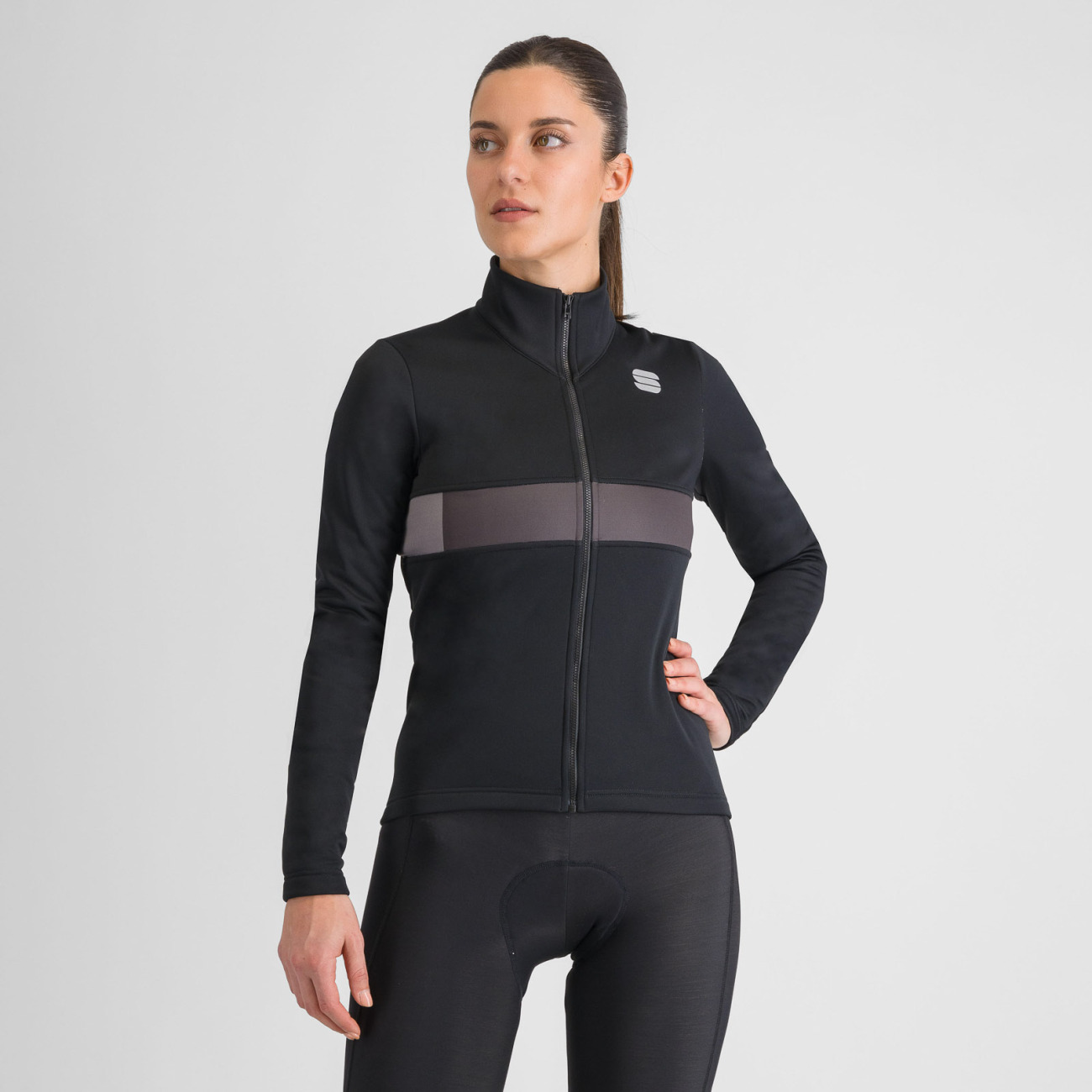 SPORTFUL Cyklistická zateplená bunda - NEO SOFTSHELL W - čierna S
