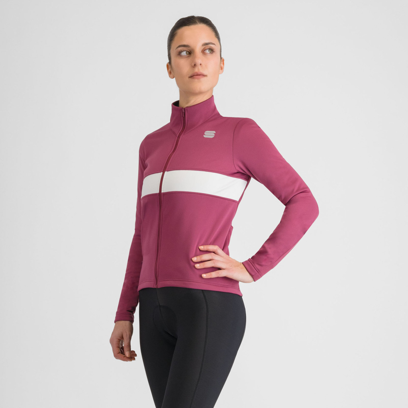 SPORTFUL Cyklistická zateplená bunda - NEO SOFTSHELL W - červená M