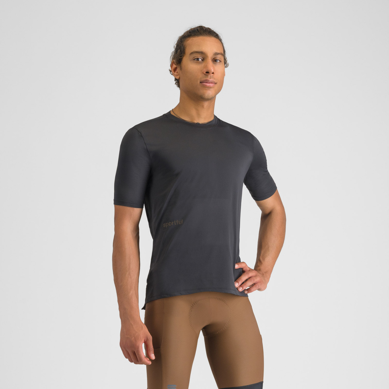 SPORTFUL Cyklistické tričko s krátkym rukávom - SUPERGIARA - čierna L