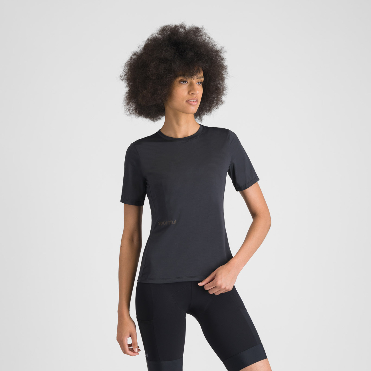 SPORTFUL Cyklistické tričko s krátkym rukávom - SUPERGIARA W - čierna S