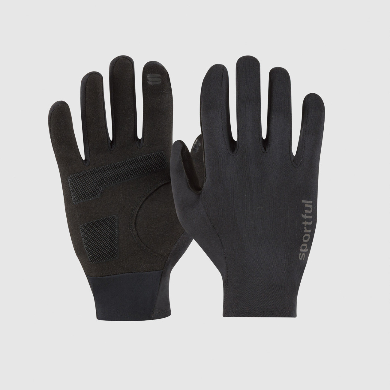 SPORTFUL Cyklistické rukavice dlhoprsté - AQUA LIGHT - čierna