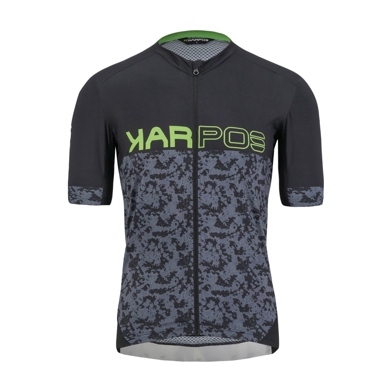 KARPOS Cyklistický dres s krátkym rukávom - JUMP - šedá/čierna