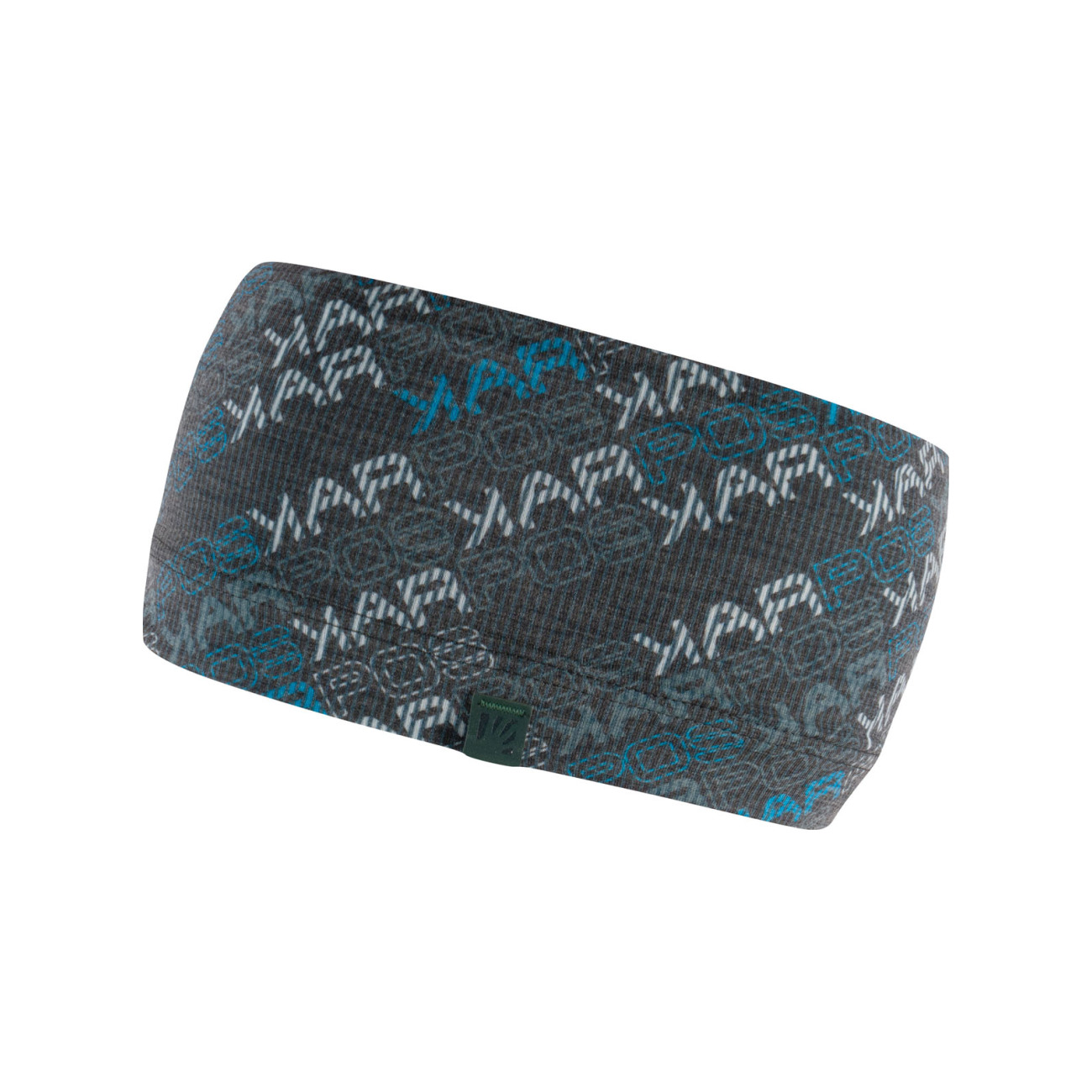 KARPOS Cyklistická čelenka - COPPOLO MERINO - čierna/biela/modrá UNI