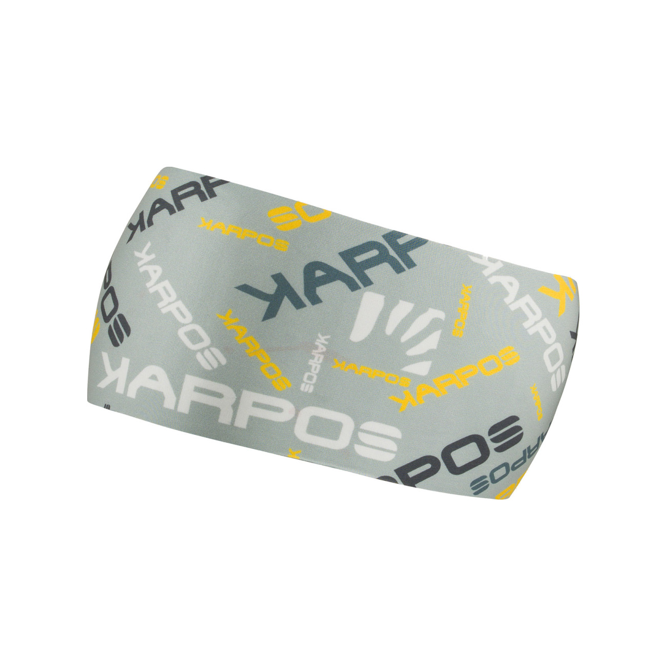 KARPOS Cyklistická čelenka - LAVAREDO - šedá/žltá UNI