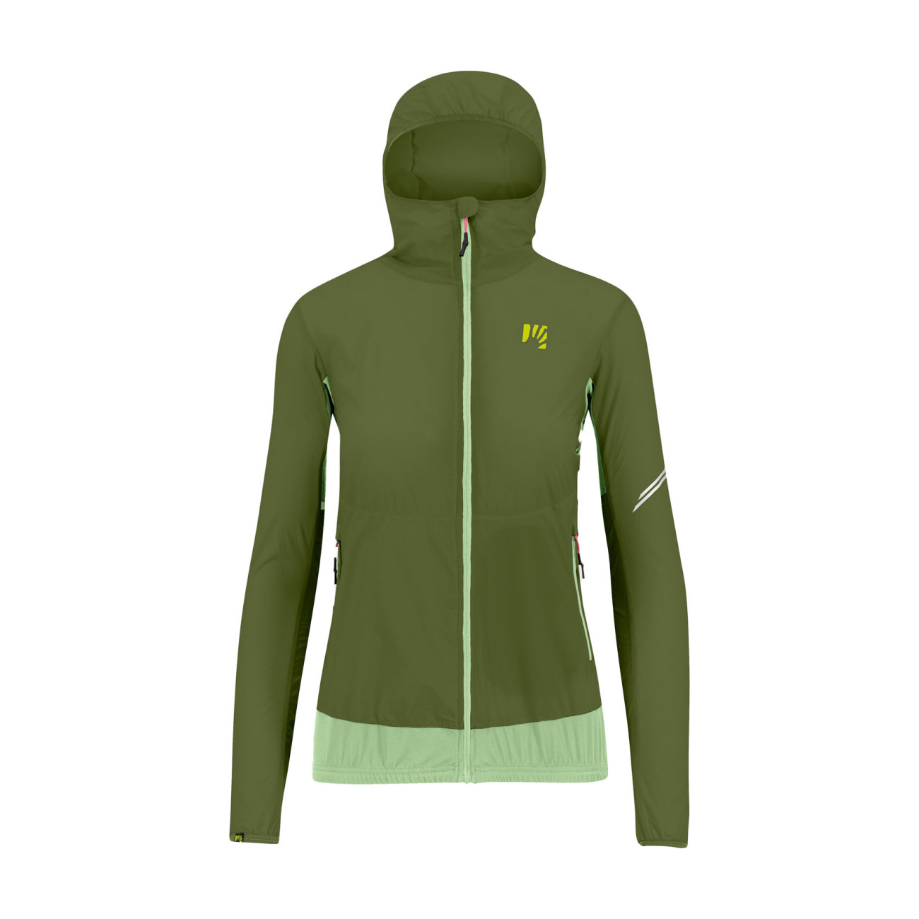 KARPOS Cyklistická vetruodolná bunda - LOT EVO W - zelená