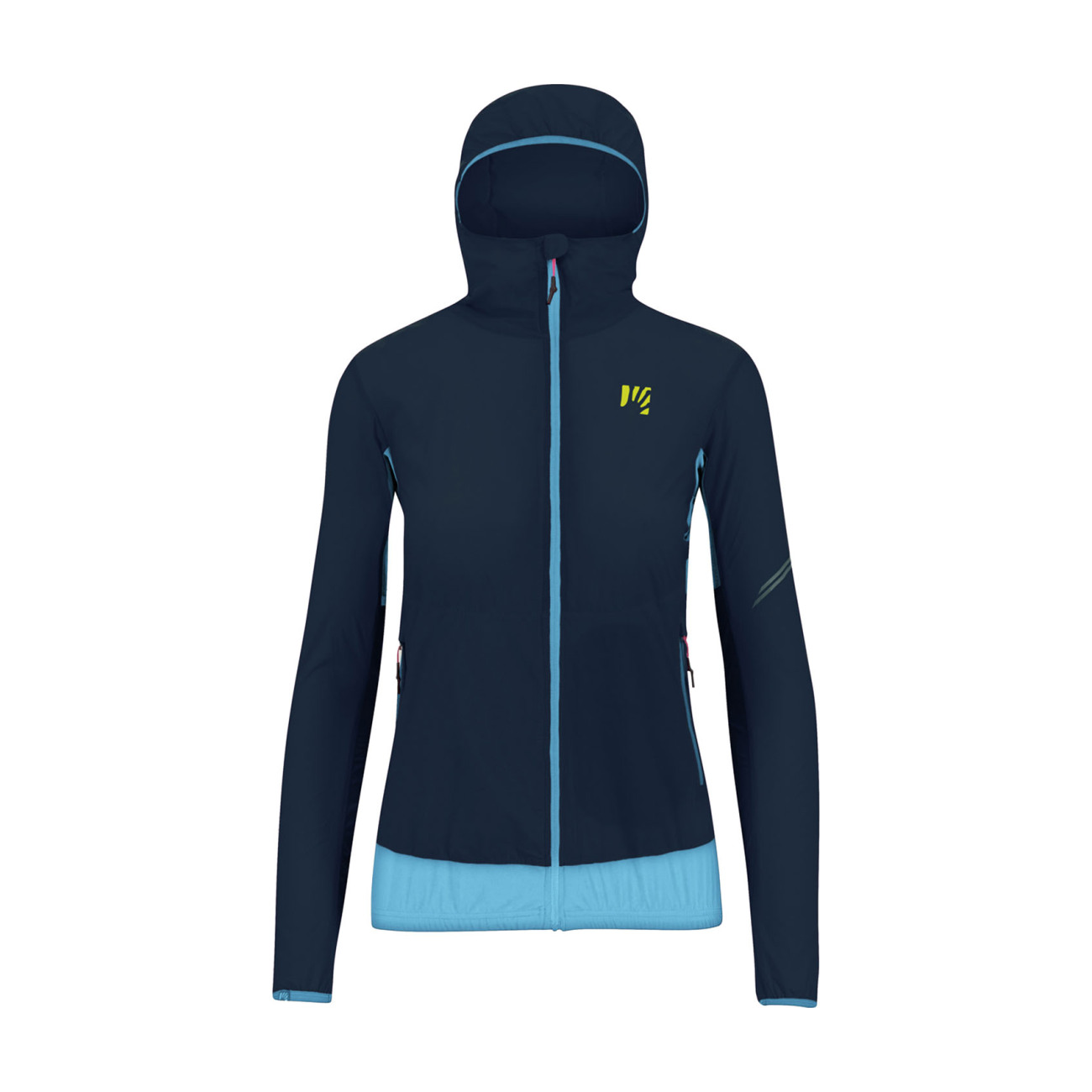 KARPOS Cyklistická vetruodolná bunda - LOT EVO W - modrá S