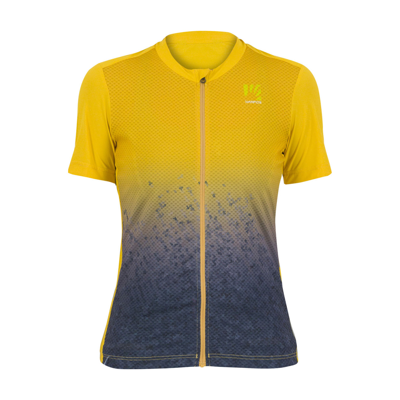 KARPOS Cyklistický dres s krátkym rukávom - VERVE EVO - žltá/modrá