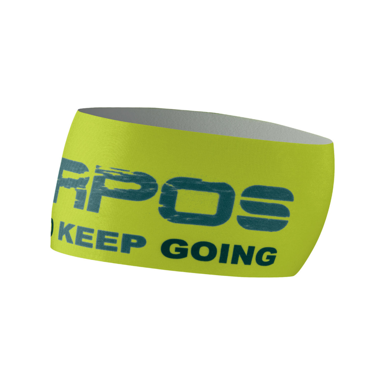 KARPOS Cyklistická čelenka - PELMETTO - žltá/modrá