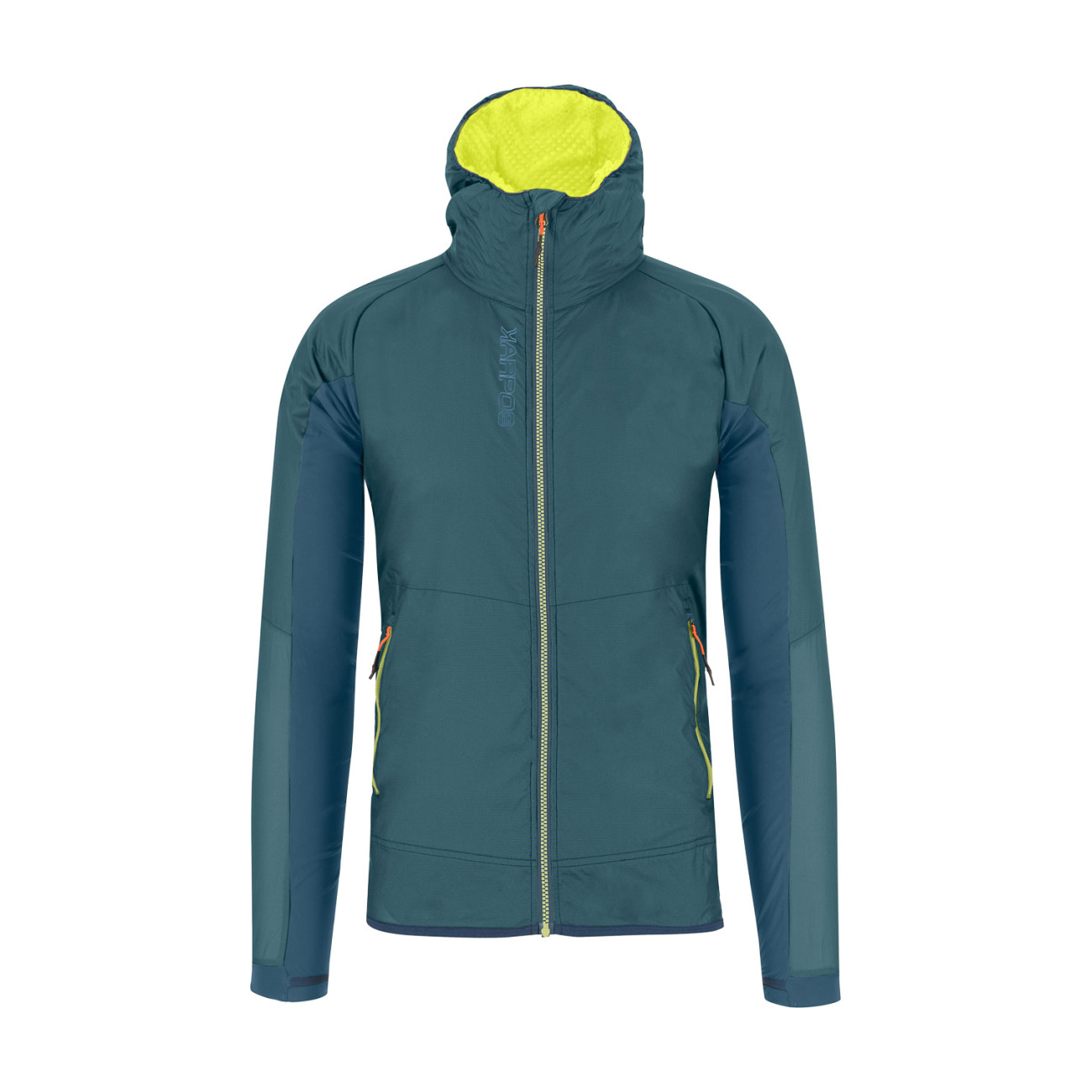 KARPOS Cyklistická vetruodolná bunda - LAVAREDO EVO - modrá/žltá