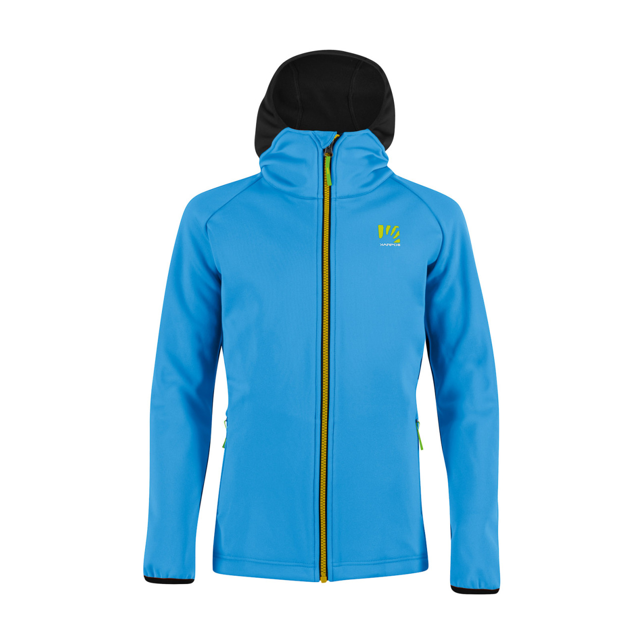 KARPOS Cyklistická vetruodolná bunda - LAVAREDO KID WINTER - modrá/čierna 6Y