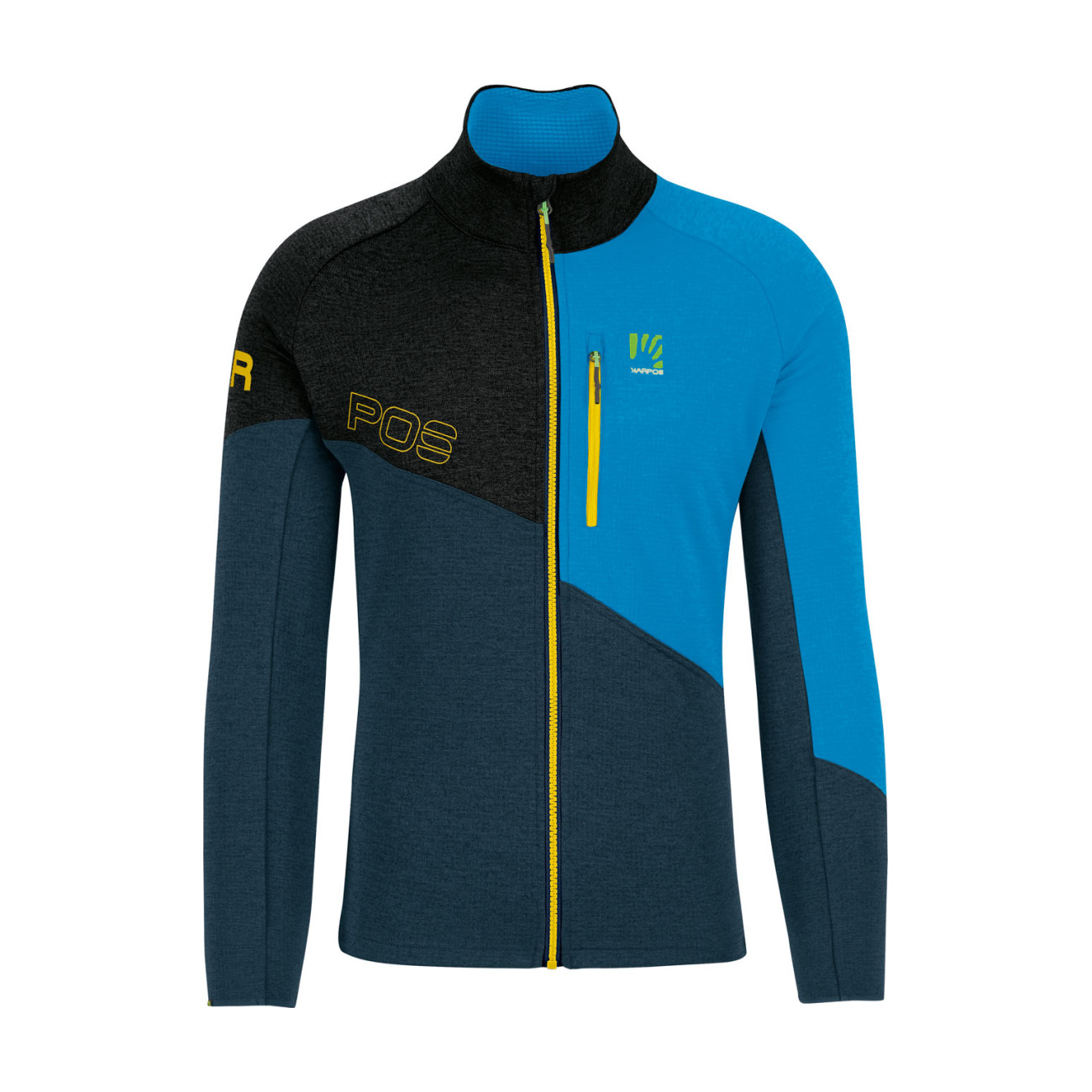 KARPOS mikina - VAL VIOLA FULL-ZIP - modrá/čierna