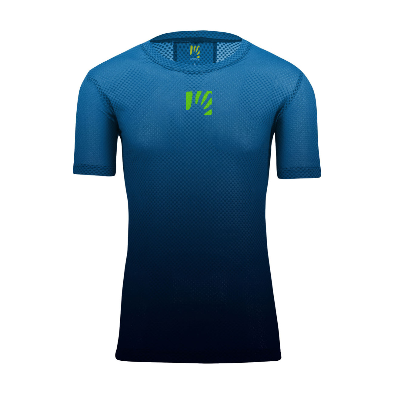 KARPOS Cyklistický dres s krátkym rukávom - VERVE MESH - modrá/čierna