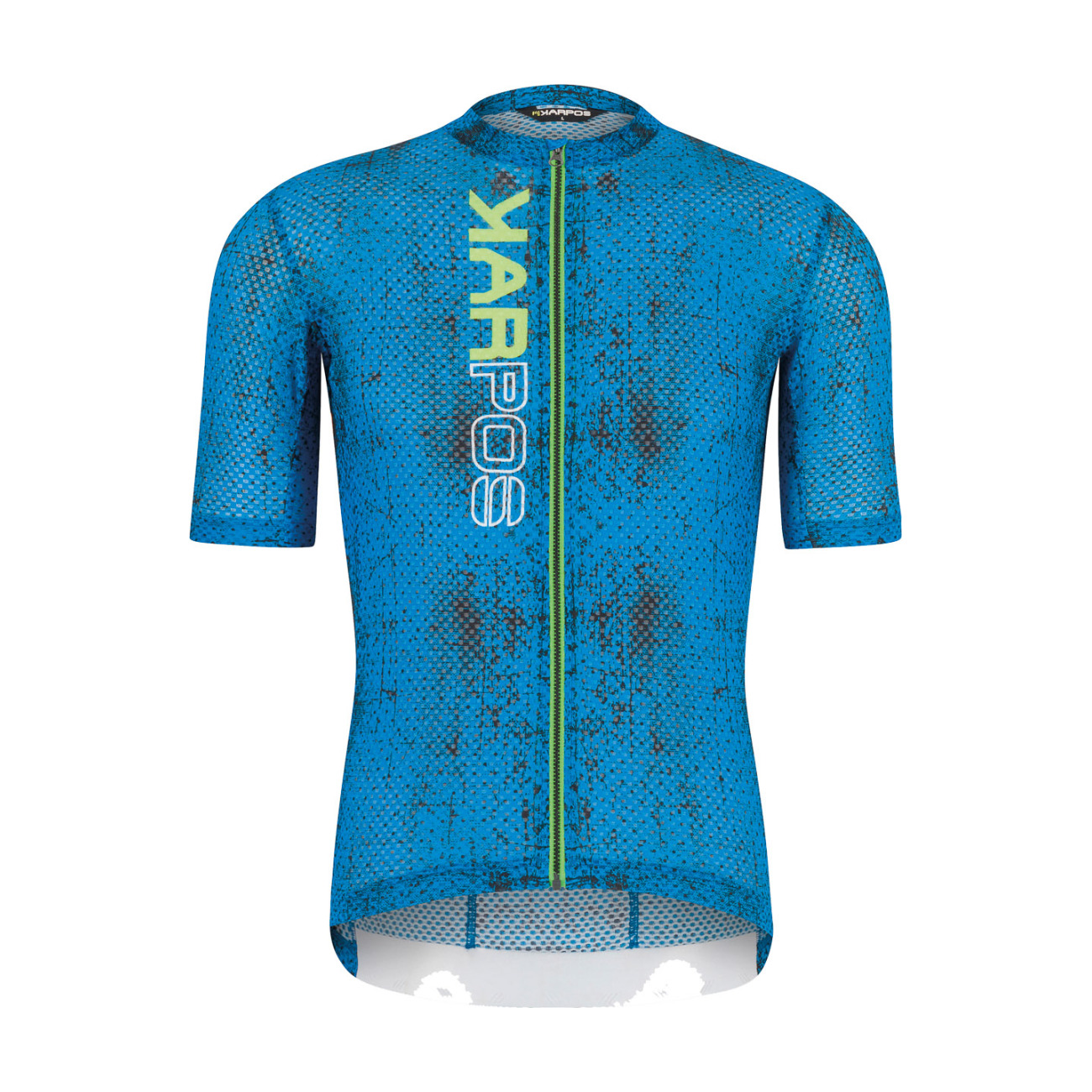 KARPOS Cyklistický dres s krátkym rukávom - VAL VIOLA - modrá/zelená