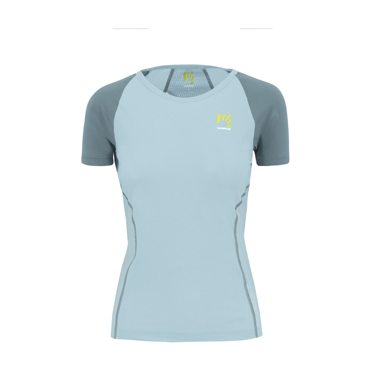 KARPOS Cyklistické tričko s krátkym rukávom - LAVAREDO EVO W - modrá/šedá XS