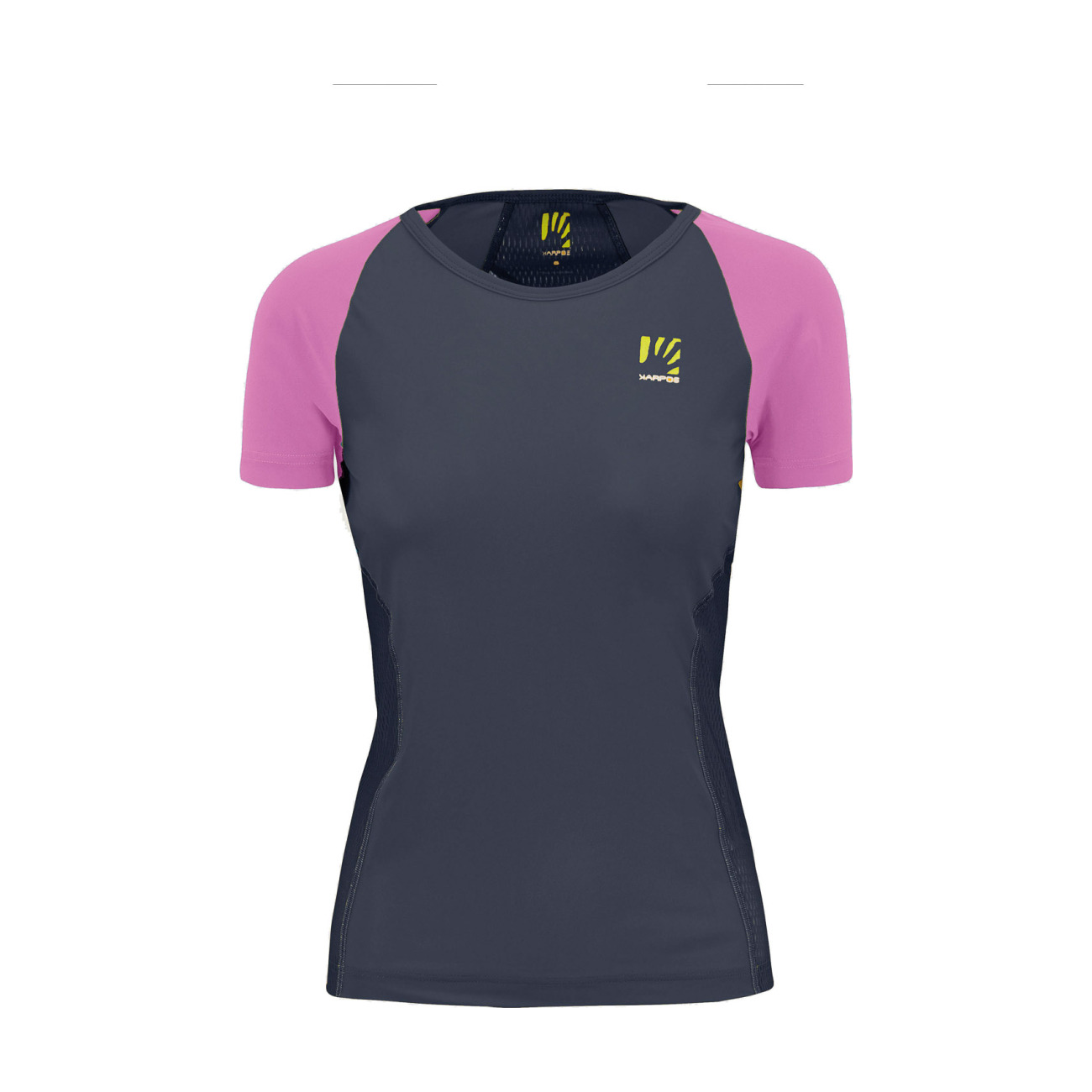 KARPOS Cyklistické tričko s krátkym rukávom - LAVAREDO EVO W - čierna/ružová L