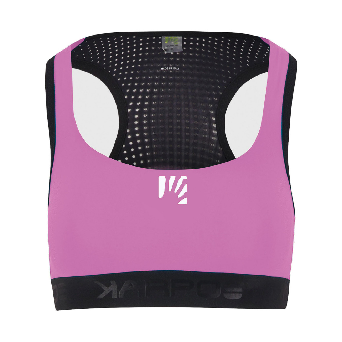 KARPOS Podprsenka - QUICK EVO W - fialová/čierna 2XL