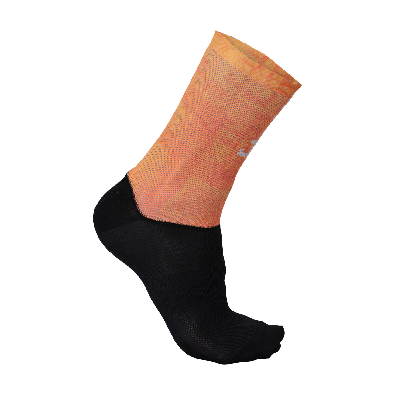 
                SPORTFUL Cyklistické ponožky členkové - SAGAN LOGO - oranžová/čierna S
            