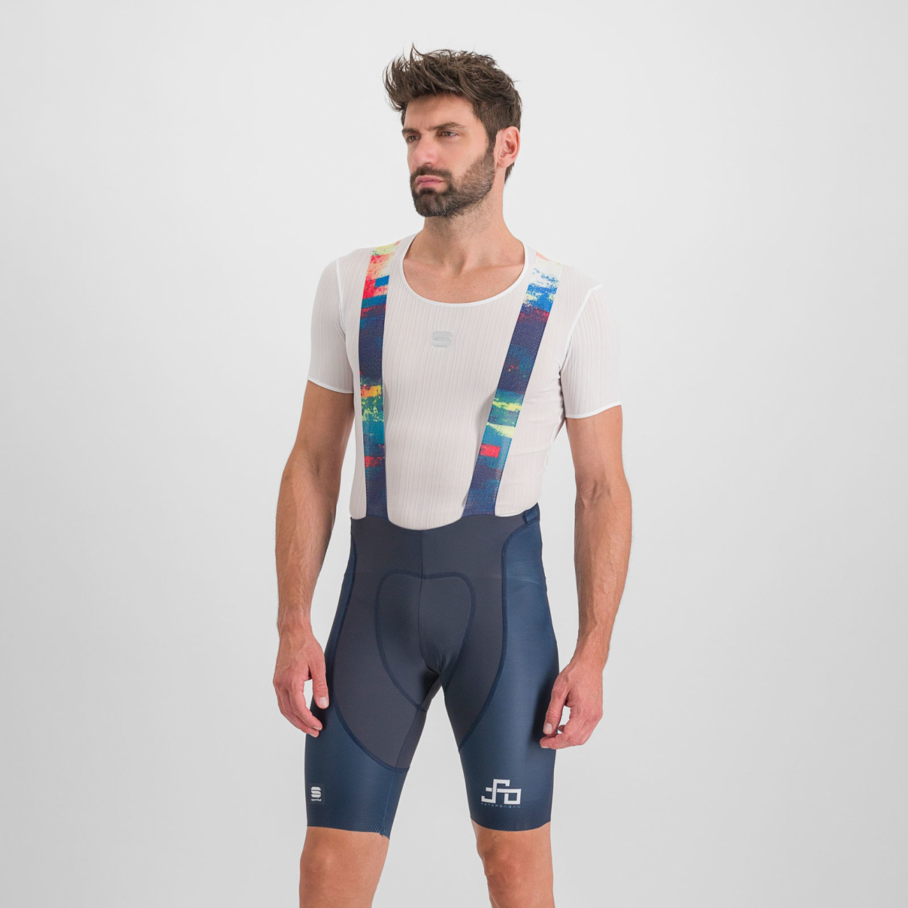 
                SPORTFUL Cyklistické nohavice krátke s trakmi - PETER SAGAN BODYFIT CLASSIC - modrá
            