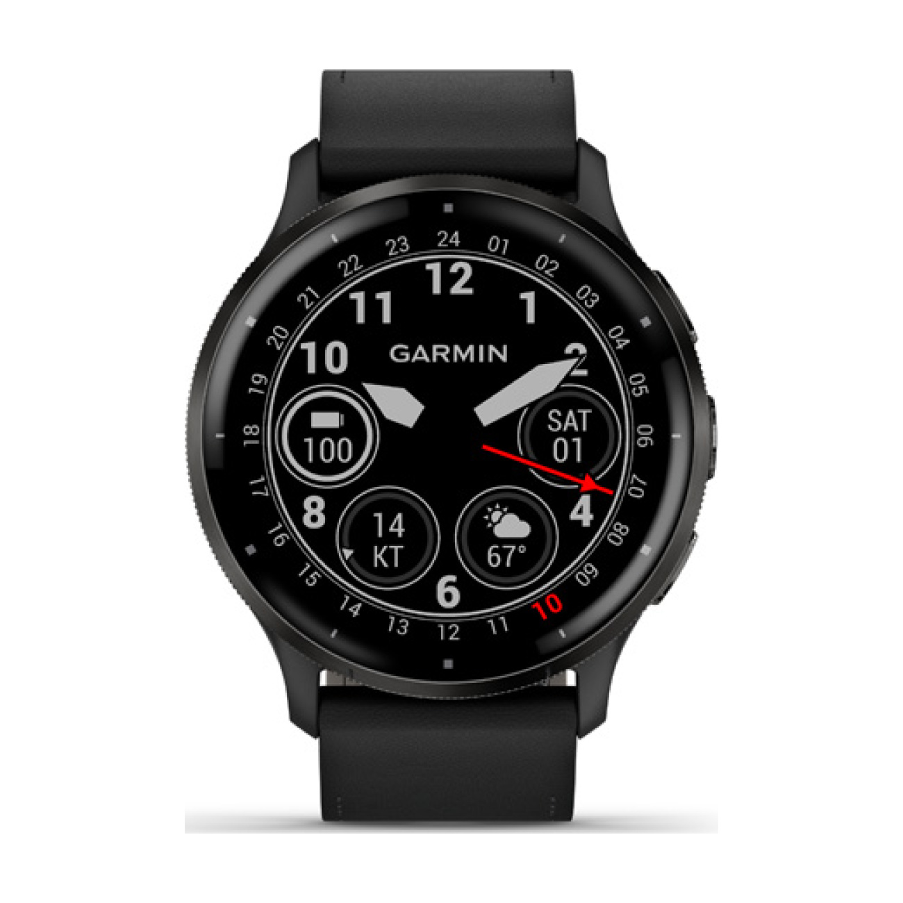
                GARMIN smart hodinky - VENU 3 - čierna
            