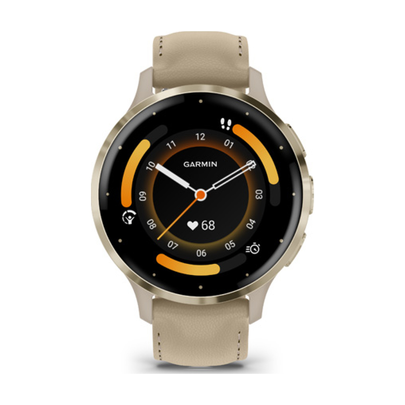 
                GARMIN smart hodinky - VENU 3S - šedá/zlatá
            