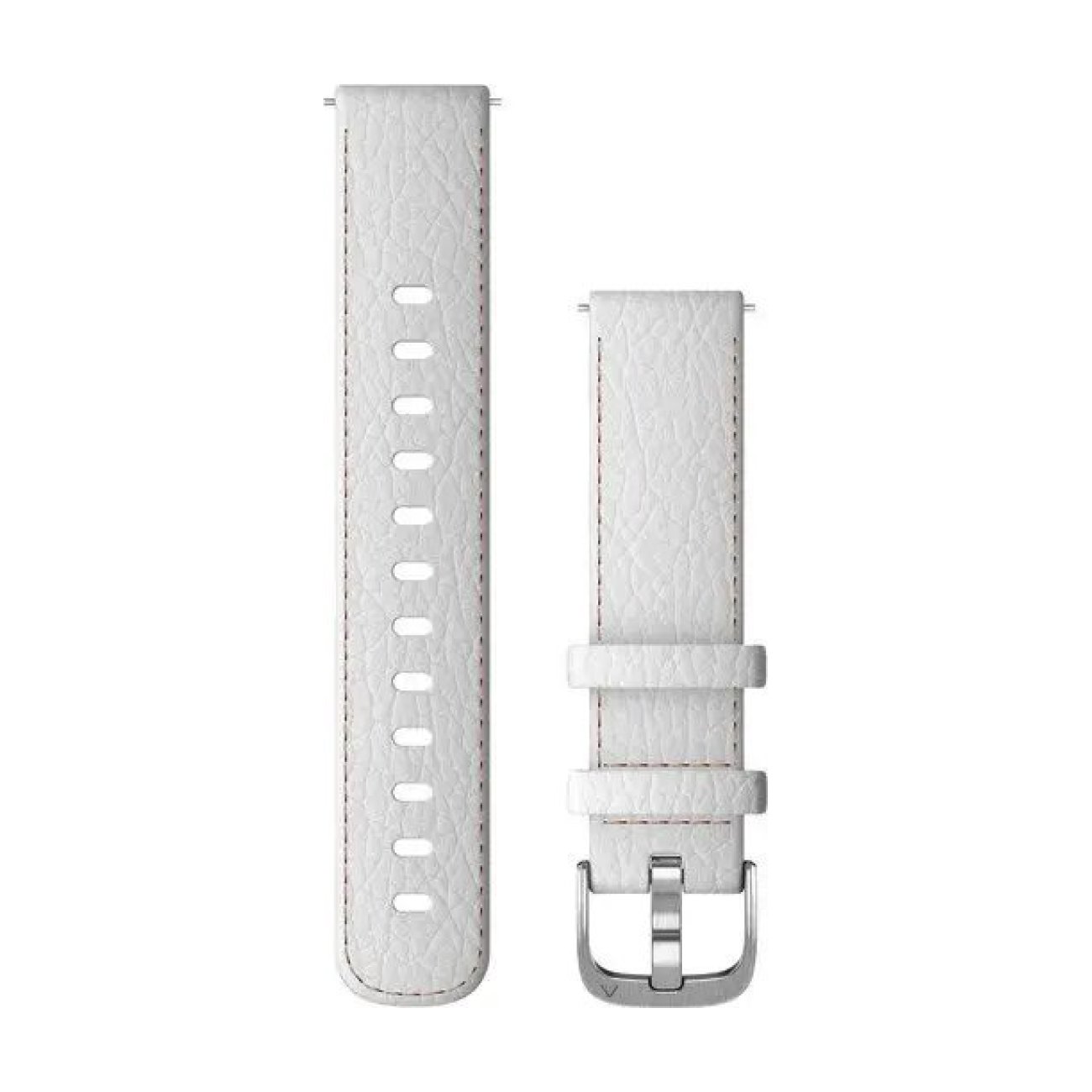 GARMIN remienok - QUICK RELEASE 18 MM - biela/strieborná