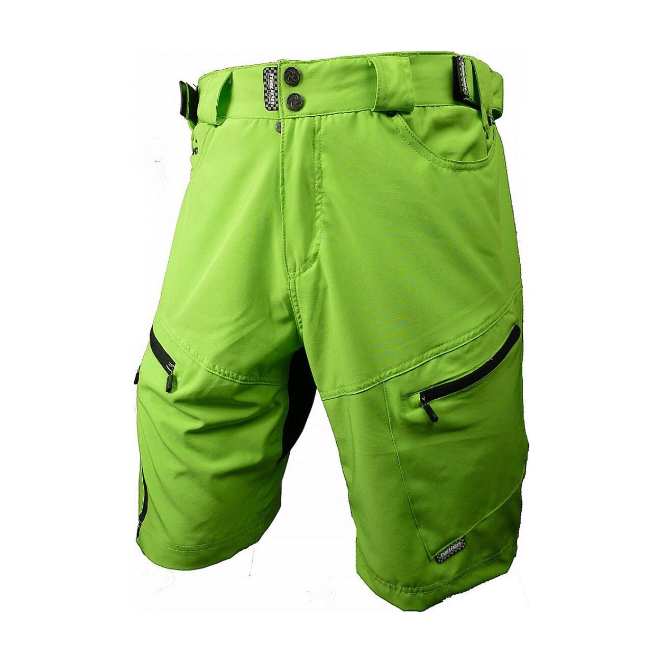 HAVEN Cyklistické nohavice krátke bez trakov - NAVAHO - zelená