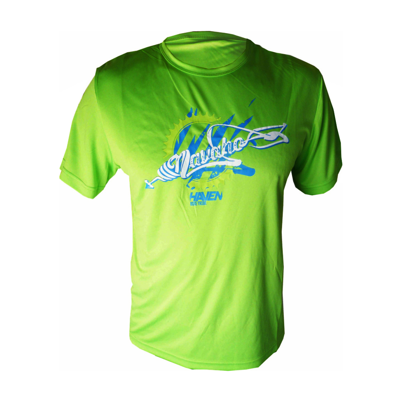 
                HAVEN Cyklistický dres s krátkym rukávom - NAVAHO SHORT - zelená/modrá
            