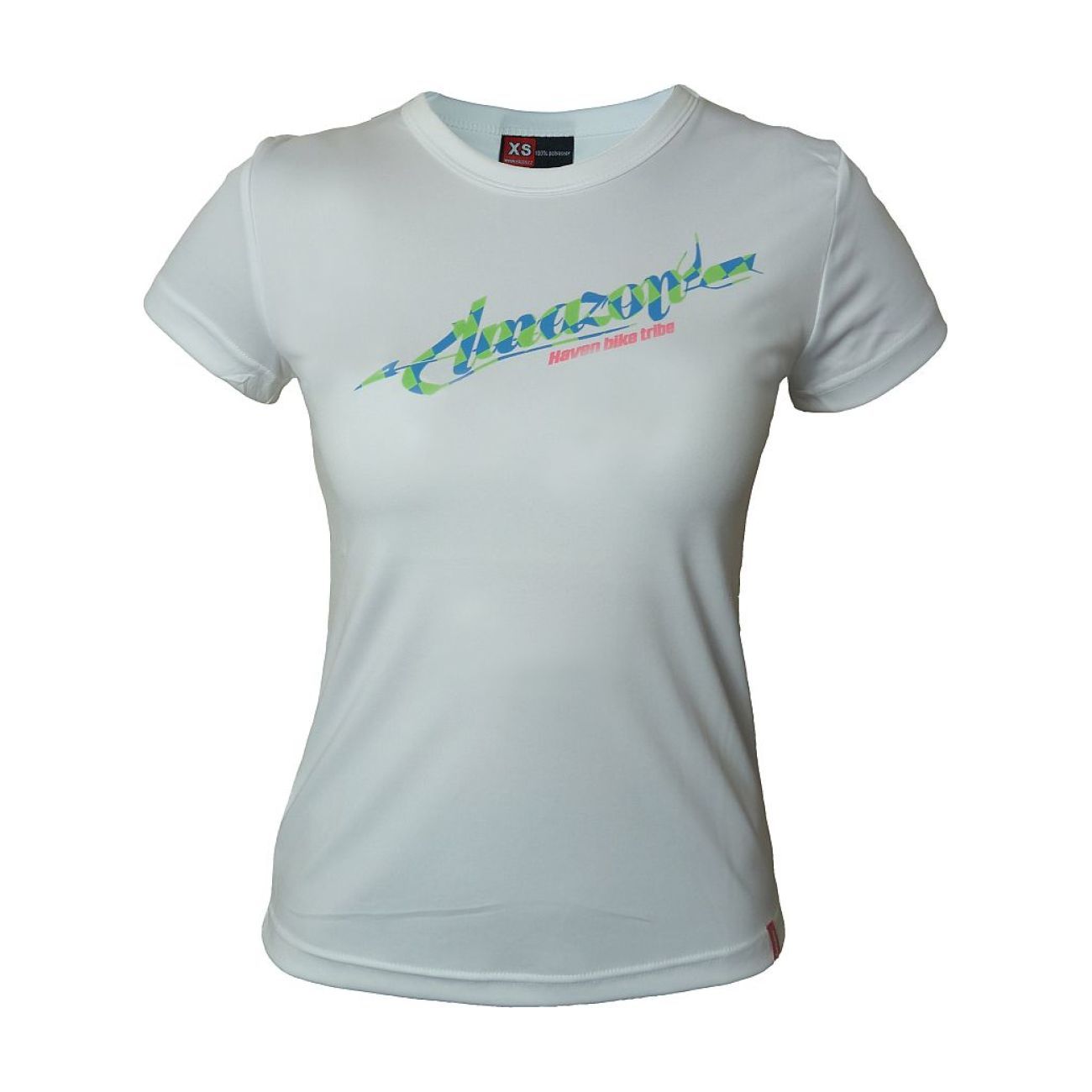 HAVEN Cyklistický dres s krátkym rukávom - AMAZON SHORT - biela/zelená XL