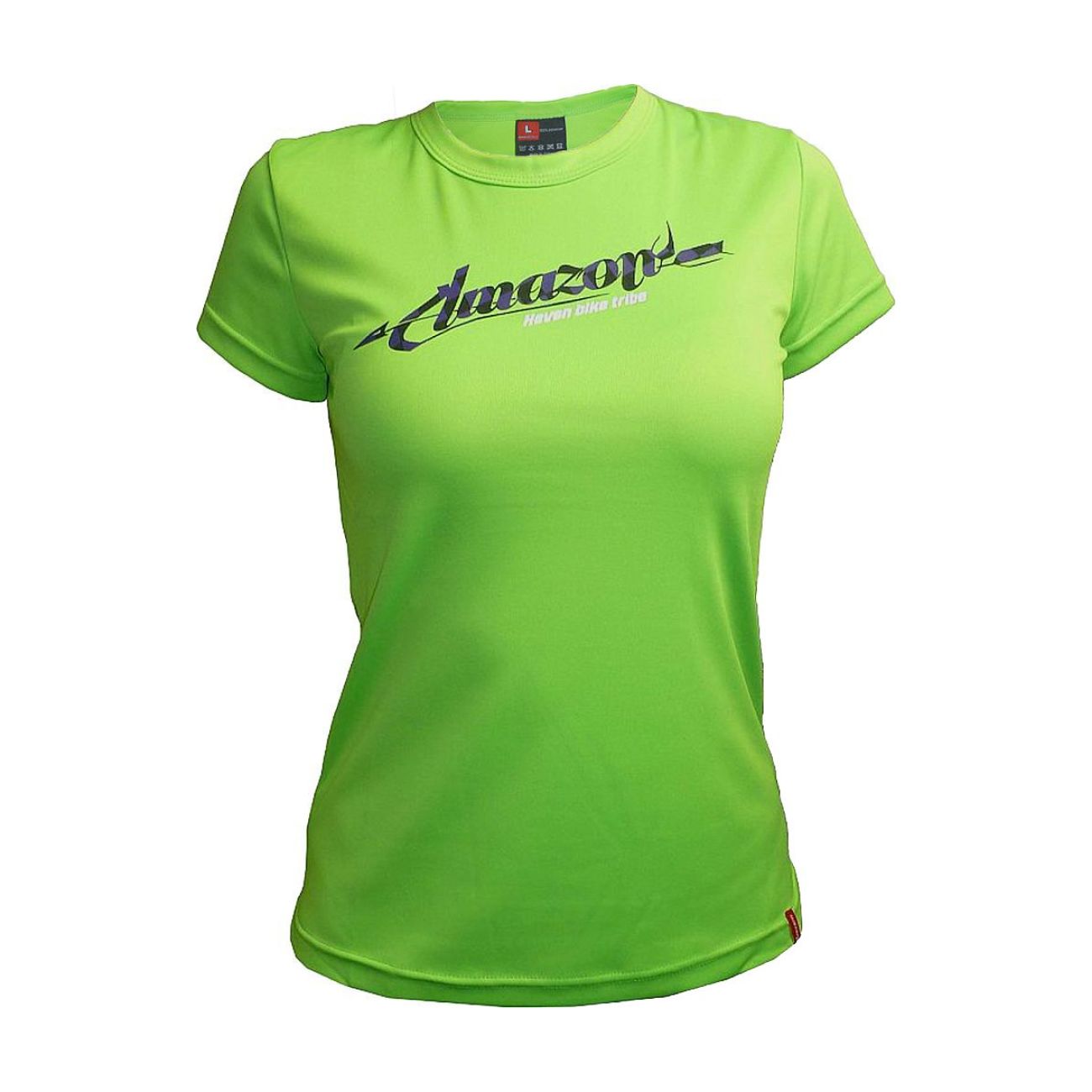 HAVEN Cyklistický dres s krátkym rukávom - AMAZON SHORT - zelená/fialová XS