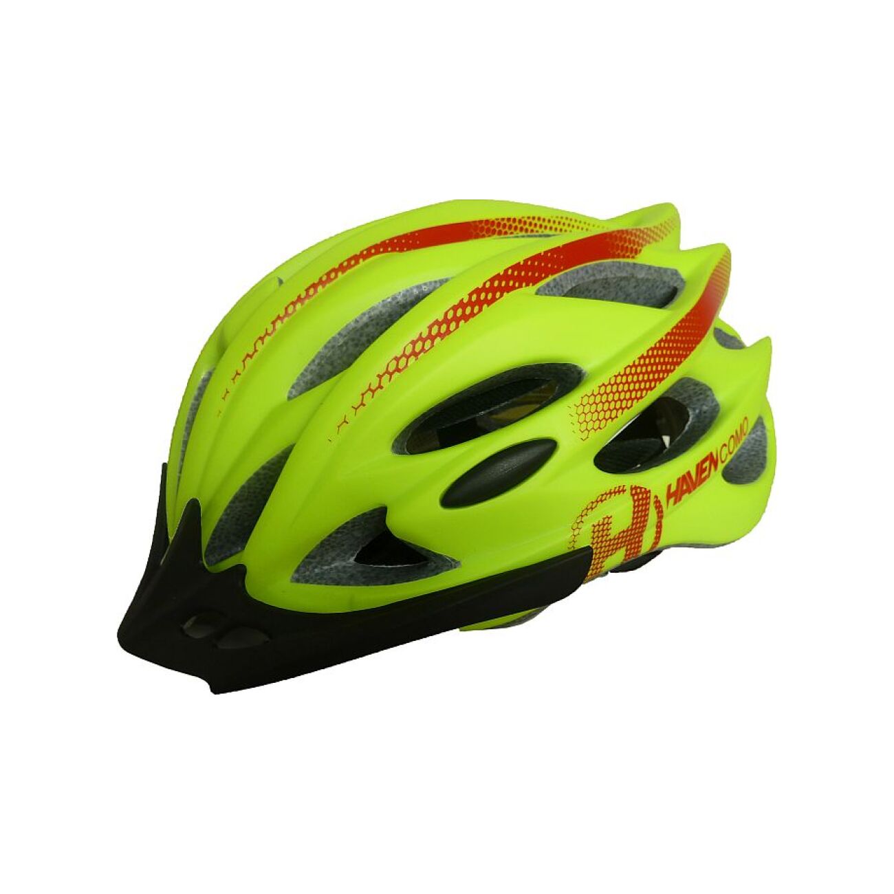 HAVEN Cyklistická prilba - COMO - zelená/červená (58–61 cm)