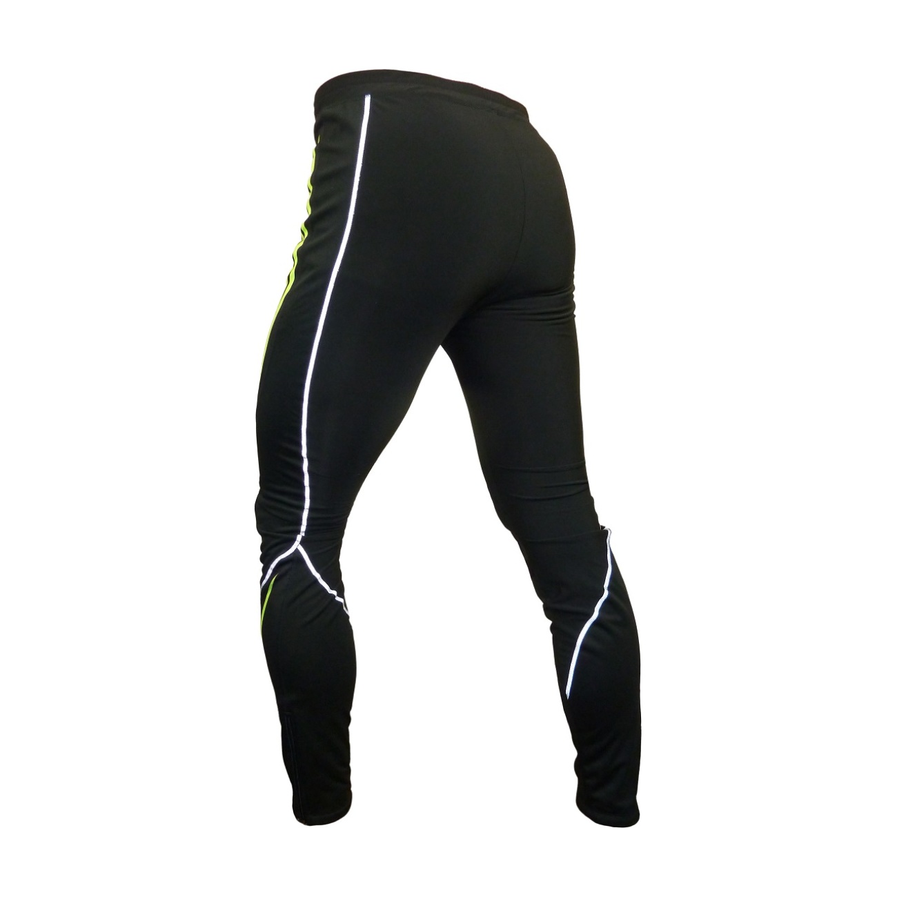 
                HAVEN Cyklistické nohavice dlhé bez trakov - ISOLEERA - čierna/zelená XL
            