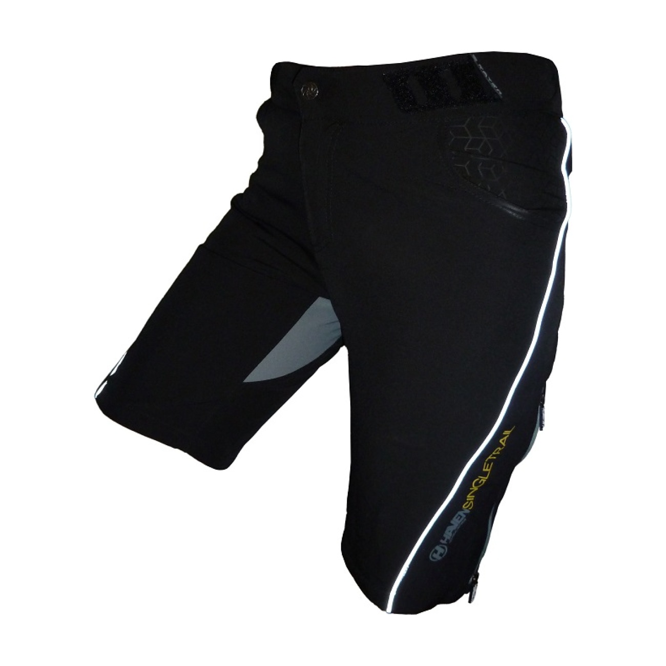 
                HAVEN Cyklistické nohavice krátke bez trakov - ISOLEERA - čierna 4XL
            