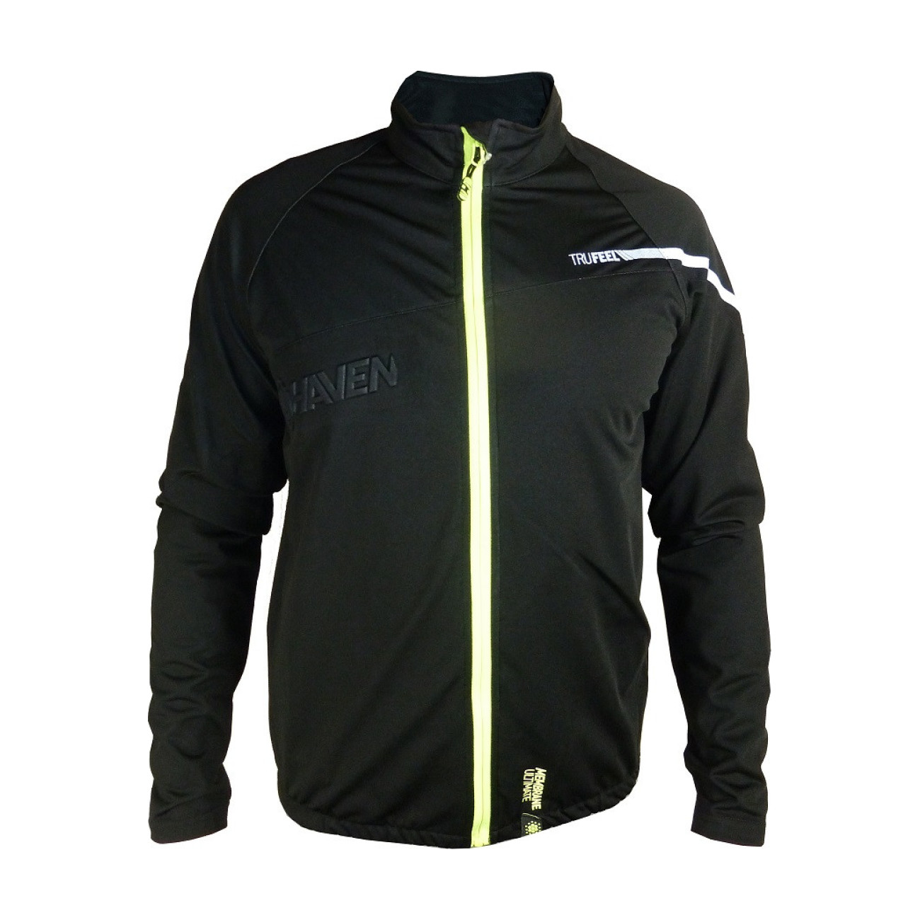 HAVEN Cyklistická vetruodolná bunda - TRUFEEL - čierna